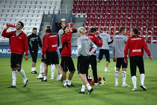Pierwszy trening na nowym stadionie 23.09.201