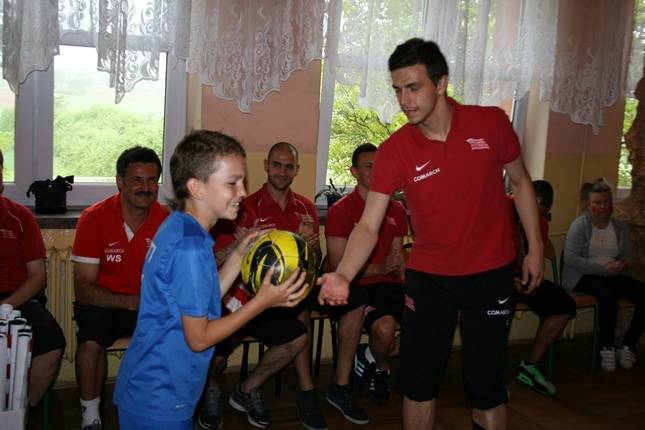 Piłkarze Cracovii w Zagorzycach 20.05.2013