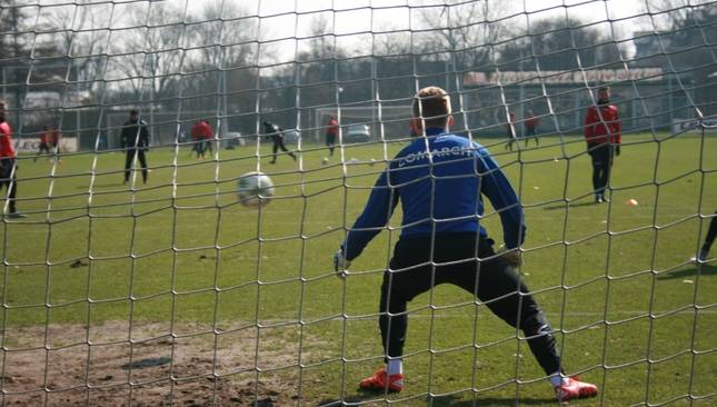 Pasy getting ready for the game on Sunday