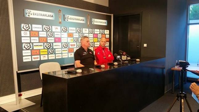 Press conference ahead of Cracovia - KF Shk&euml;ndija Tetovo