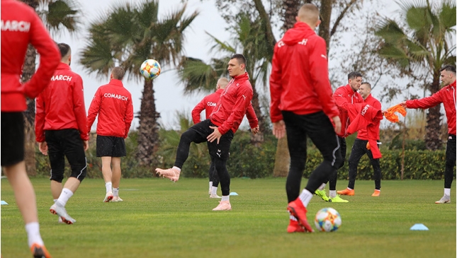 Pasy on the training camp in Turkey